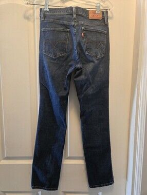 Levi's Women's 312 Shaping Slim Jeans in Dark Blue Wash